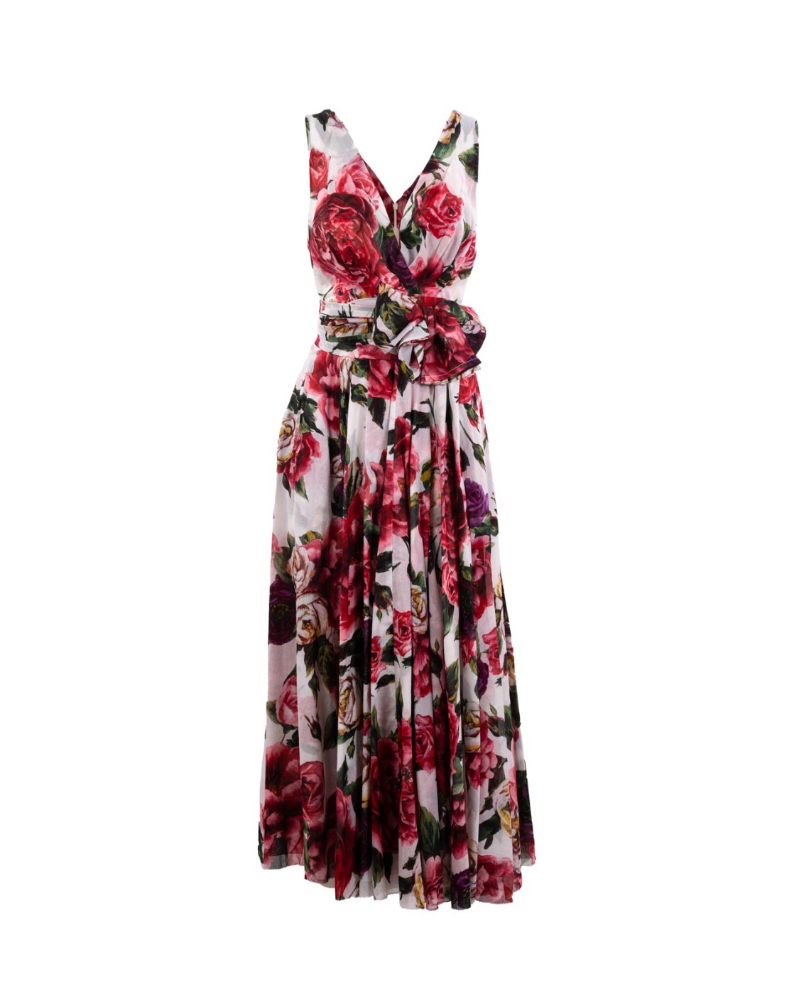 shop SAMANTHA SUNG Saldi Abito: Samantha Sung abito midi "Vivien".
Scollo a V.
Senza maniche.
Fantasia con peonie.
Composizione: 100% cotone mussola.
Made in Indonesia.. VIVIEN PEONY-WHITE ROSE number 5485512